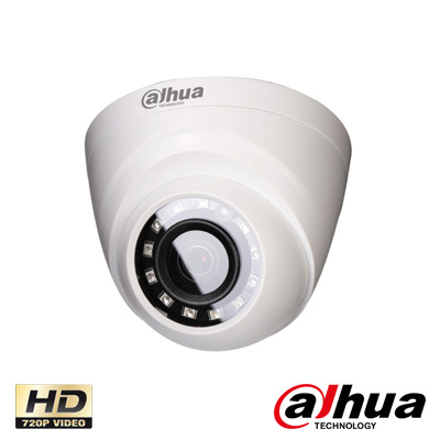 Dahua HAC-HDW1000RP-0280B-S3 1 Mp 720P Ir Plastik Dome ( HDCVI+AHD+TVI+Analog ) Kamera