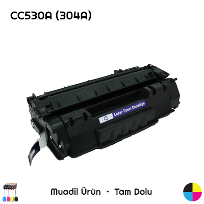 HP CC530A (304A) Siyah Muadil Toner