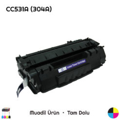 HP CC531A (304A) Mavi Muadil Toner