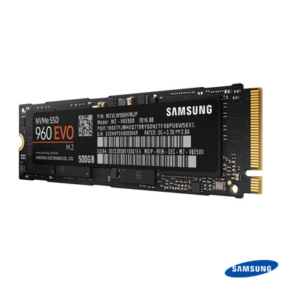Samsung 960 EVO 500 GB SSD m.2 NVMe MZ-V6E500BW