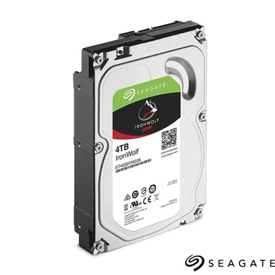 Seagate IRONWOLF 3,5" 4TB 64MB 5900RPM ST4000VN008