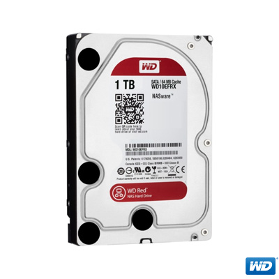 WD 1TB Red 3,5" 64MB IntelliPower SATA 3 WD10EFRX