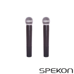 Spekon Vocal 20 Çift Anten El Tipi 2 Telsiz Mikrofon